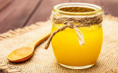 Cow ghee supports healthy digestion, boosts energy, and is widely used in cooking, traditional rituals, and Ayurvedic wellness practices.