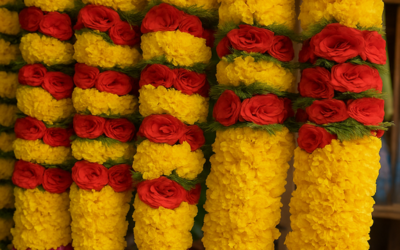 Marigold + Rose Garland